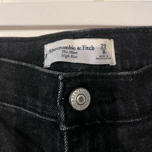 Abercrombie & Fitch Distressed Black Denim